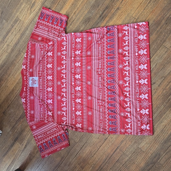 Los Angeles Angels Baseball Christmas Giveaway Shirt - Size XL - Picture 5 of 6